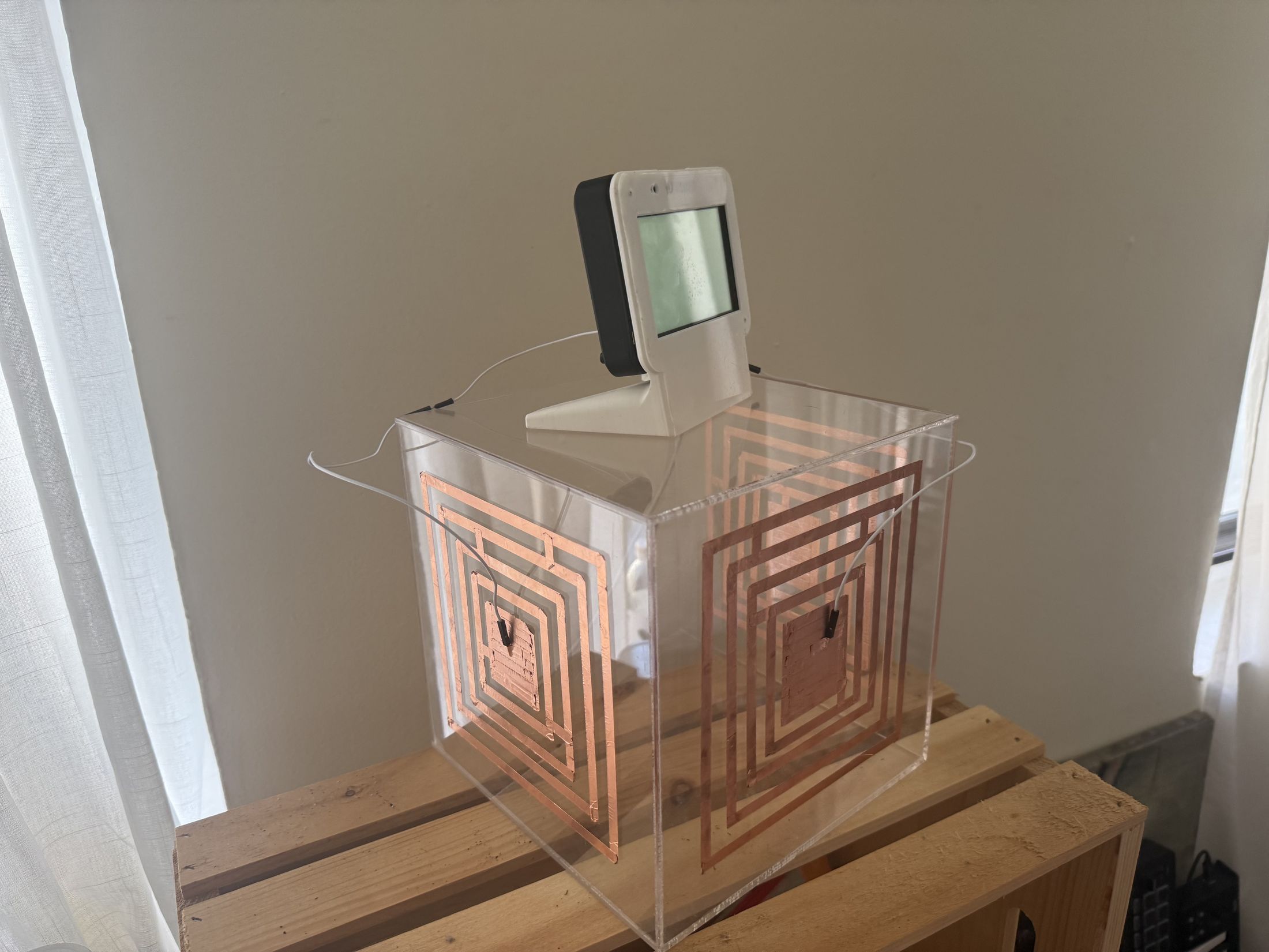 Cube and display.